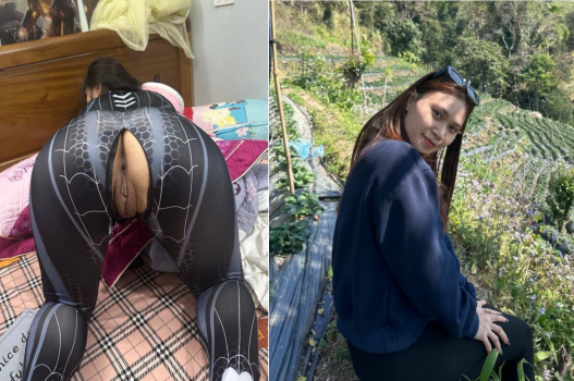 Em diện quần lộ bím để dễ chịch